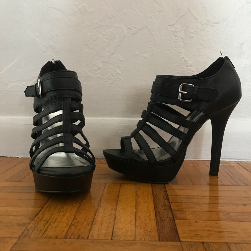 Black stilettos